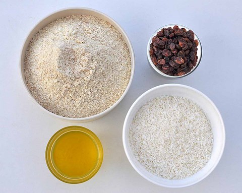 biscuits noix de coco raisins