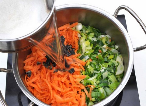 recette soupe poireaux carottes