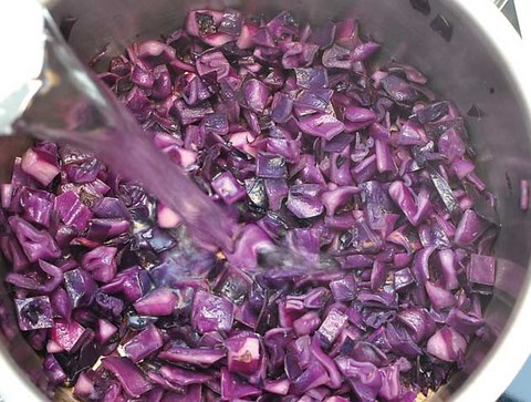 recette soupe chou rouge et pois cassés