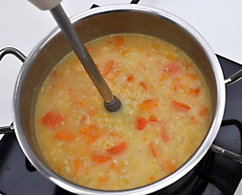 recette soupe potimarron lentilles